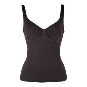 Sassybax Shapewear Crop Tank Cami Bra Size Large